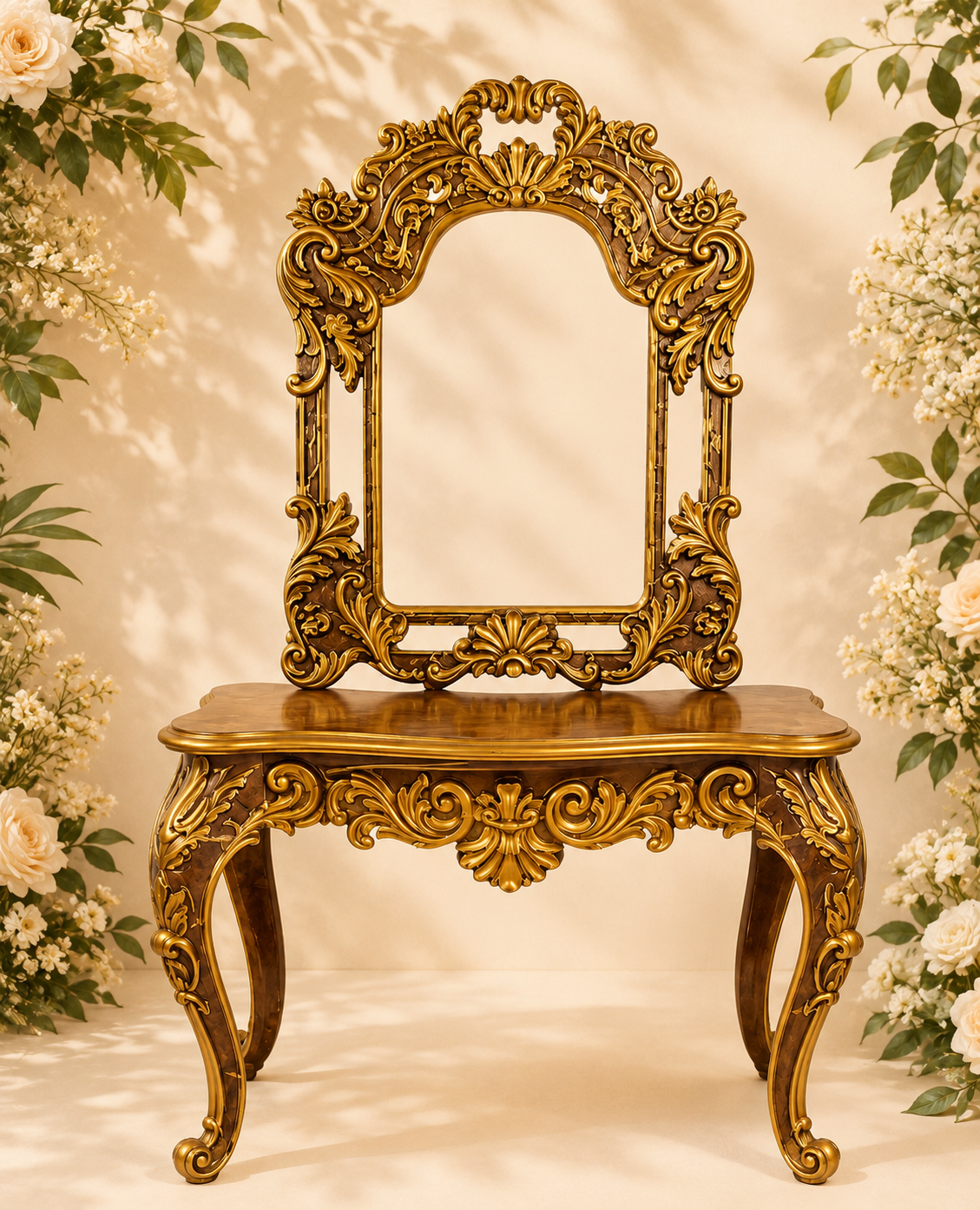 MIRROR FREAM TABLE